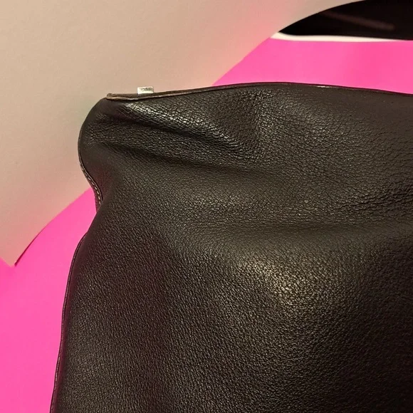 Kate Spade Classic Black Shoulder Bag Leather Made In Italy VINTAGE 1990'S Rare - Picture 10 of 13